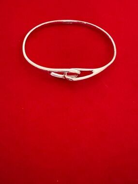 Tiffany & Co. Silver Knot Bangle Bracelet